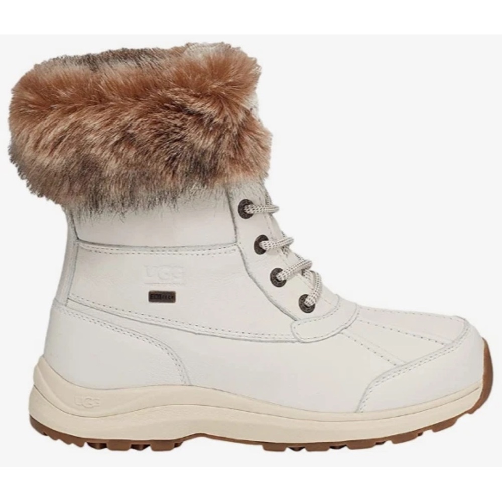 UGG Women's Cream and Tan Winter Boots - Picture 4 of 10